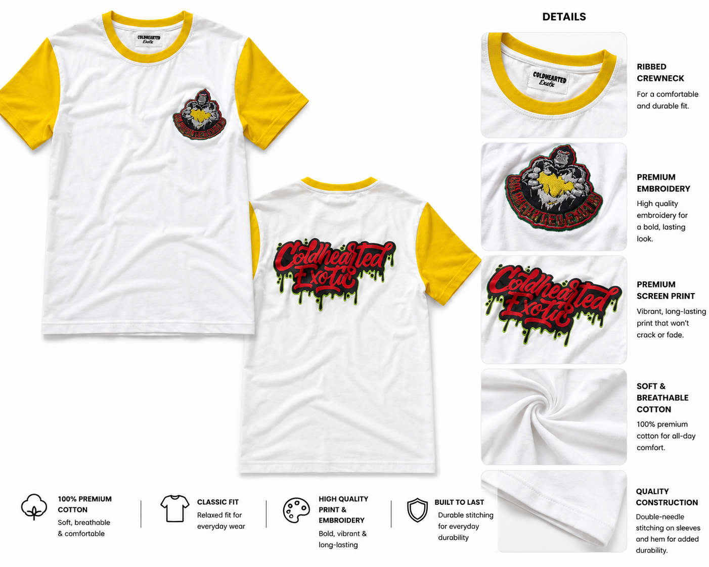 Fire and ice tee